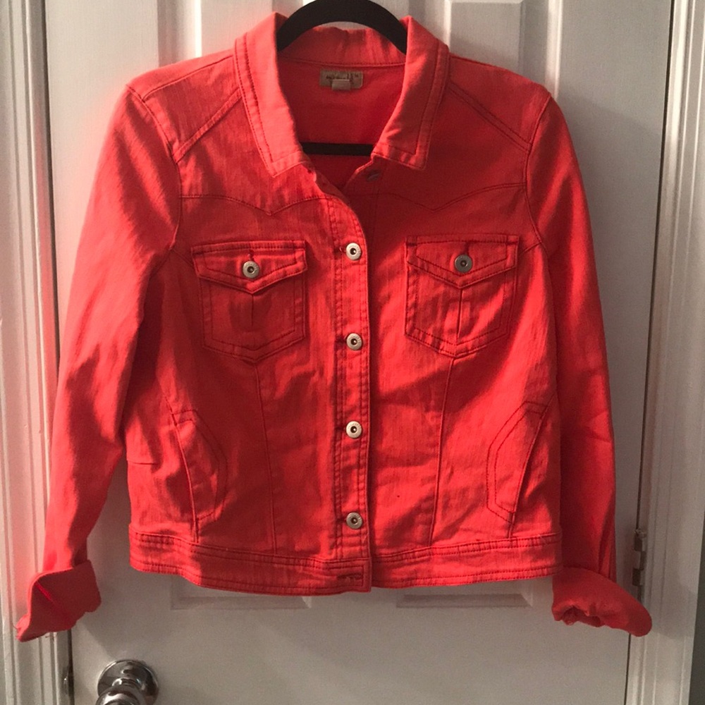 Tangerine jean jacket